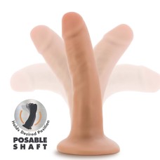 Dr. Skin Plus - 5 Inch Posable Dildo - Vanilla Dr. Skin Plus - 5 Inch Posable Dildo - Vanilla