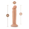 Dr. Skin Plus - 6 Inch Posable Dildo - Vanilla