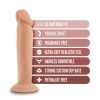 Dr. Skin Plus - 6 Inch Posable Dildo - Vanilla