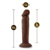 Dr. Skin Plus - 6 Inch Posable Dildo - Chocolate