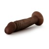 Dr. Skin Plus - 6 Inch Posable Dildo - Chocolate