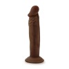 Dr. Skin Plus - 6 Inch Posable Dildo - Chocolate