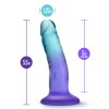 B Yours - Morning Dew - 5 Inch Dildo - Sapphire