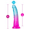 B Yours - Beautiful Sky - 7 Inch Dildo - Sunset