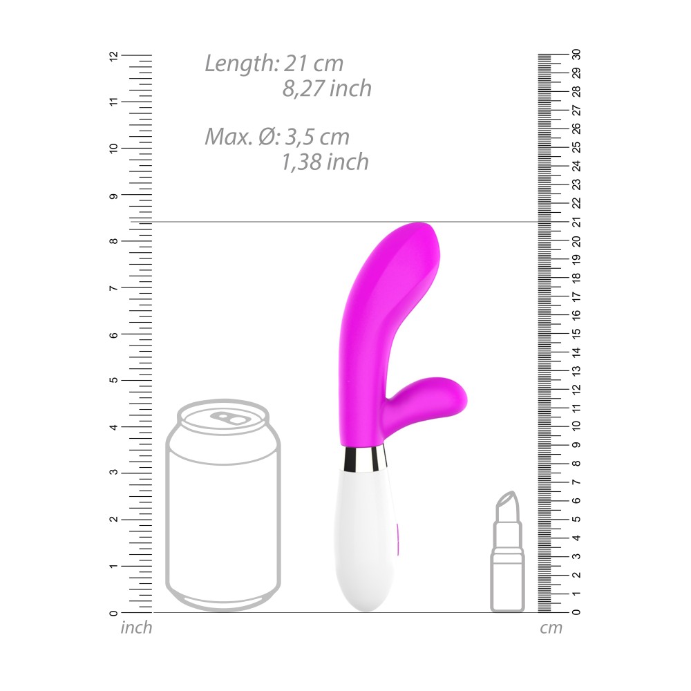 Achilles - Ultra Soft Silicone - 10 Speeds - Fuchsia