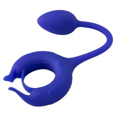 Admiral Plug and Play Weighted Cock Ring - Blue