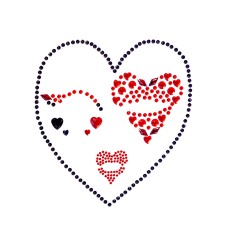 Queen Adhesive Face Jewels Sticker