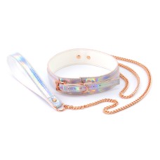 Cosmo Bondage - Collar and Leash - Rainbow Cosmo Bondage - Collar and Leash - Rainbow
