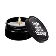 Light Me if You're Horny - Massage Candle - 2 Oz - Vanilla Light Me if You're Horny - Massage Candle - 2 Oz - Vanilla