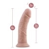 Dr. Skin Silicone - Dr. Shepherd - 8 Inch Dildo With Suction Cup - Vanilla