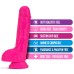 Neo - 9 Inch Dual Density Dildo - Neon Pink