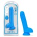 Neo - 9 Inch Dual Density Dildo - Neon Blue