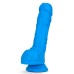 Neo - 9 Inch Dual Density Dildo - Neon Blue
