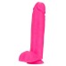 Neo - 10 Inch Dual Density Dildo - Neon Pink