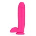 Neo - 10 Inch Dual Density Dildo - Neon Pink