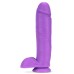 Neo - 10 Inch Dual Density Dildo - Neon Purple