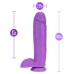 Neo - 10 Inch Dual Density Dildo - Neon Purple