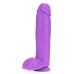 Neo - 10 Inch Dual Density Dildo - Neon Purple