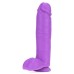 Neo - 11 Inch Dual Density Dildo - Neon Purple