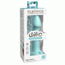 Dillio Platinum - Big Hero 6 Inch Dildo - Teal Dillio Platinum - Big Hero 6 Inch Dildo - Teal