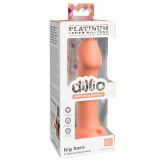 Dillio Platinum - Big Hero 6 Inch Dildo - Peach Dillio Platinum - Big Hero 6 Inch Dildo - Peach
