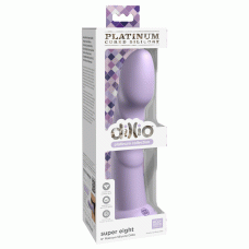 Dillio Platinum - Super Eight 8 Inch Dildo - Purple Dillio Platinum - Super Eight 8 Inch Dildo - Purple
