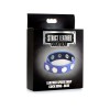 Cock Gear Leather Speed Snap Cock Ring - Blue
