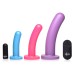 Triple Peg 28x Vibrating Silicone Dildo Set With Remote