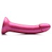 G-Tastic 7 Inch Metallic Silicone Dildo - Pink