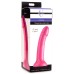 G-Tastic 7 Inch Metallic Silicone Dildo - Pink