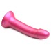 G-Tastic 7 Inch Metallic Silicone Dildo - Pink