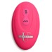 Mighty-Thrust Thrusting and Vibrating Strapless Strap-on With Remote - Pink