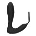 E-Stimulation and Vibration Butt Plug With Cock Ring and Wireless Remote Control - Black