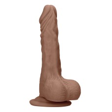 8 Inch Dong With Testicles - Tan 8 Inch Dong With Testicles - Tan