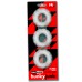 Super Huj - 3-Pack Cockrings - Clear Ice