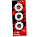 Super Huj - 3-Pack Cockrings - White Ice