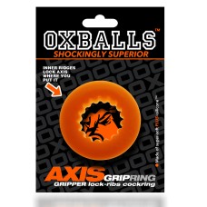 Axis - Rib Griphold Cockring - Orange Ice Axis - Rib Griphold Cockring - Orange Ice