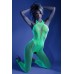 Moonbeam Crotchless Bodystocking - One Size - Neon Green