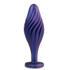 Anal Adventures Matrix - Swirling Bling Plug - Sapphire