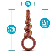 Anal Adventures Matrix - Spiral Loop Plug - Copper Anal Adventures Matrix - Spiral Loop Plug - Copper