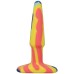 A-Play Groovy Silicone Anal Plug 4 Inch - Sunrise A-Play Groovy Silicone Anal Plug 4 Inch - Sunrise