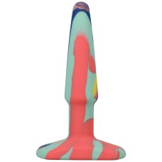 A-Play Groovy Silicone Anal Plug 4 Inch - Sunrise A-Play Groovy Silicone Anal Plug 4 Inch - Sunrise