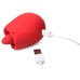 Bloomgasm - French Rose Licking and Vibrating  Stimulator - Red