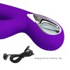 Pretty Love Jersey Sucking and Vibrating Rabbit - Purple