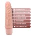 Dr. Skin Silicone - Dr. Robert - 7 Inch Vibrating Dildo -Beige