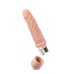 Dr. Skin Silicone - Dr. Robert - 7 Inch Vibrating Dildo -Beige