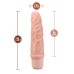 Dr. Skin Silicone - Dr. Robert - 7 Inch Vibrating Dildo -Beige