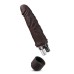 Dr. Skin Silicone - Dr. Robert - 7 Inch Vibrating Dildo - Brown
