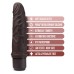 Dr. Skin Silicone - Dr. Robert - 7 Inch Vibrating Dildo - Brown