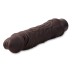 Dr. Skin Silicone - Dr. David - 8 Inch Vibrating  Dildo - Brown